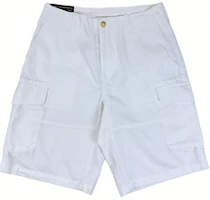 Order Polo Ralph Lauren SS25 白色直筒休閒短褲,附品牌標誌貼布。 710726941-006