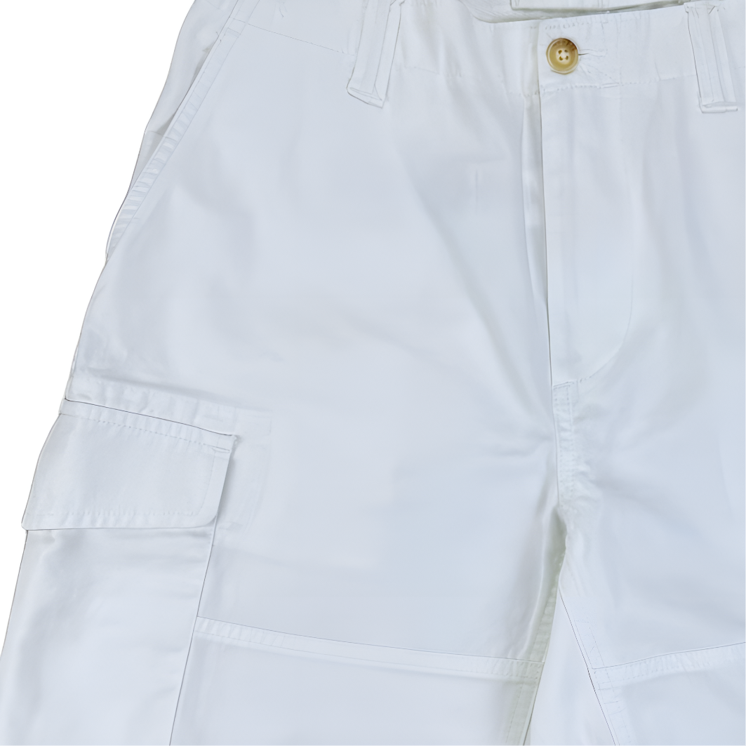 Purchase Polo Ralph Lauren SS25 Shorts Blancos Rectos Casual con Logo Bordado. 710726941-006