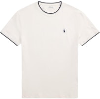 Polo Ralph Lauren SS25 White Crewneck T-Shirt with Pony Logo Embroidery Tee 100048639 Polo Ralph Lauren SS25 White Crewneck T-Shirt with Pony Logo Embroidery Tee 100048639