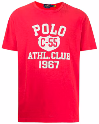 Polo Ralph Lauren SS26 Red Oversized Logo Print Casual Crewneck T-Shirt 710839224-001 Buy Polo Ralph Lauren SS26 Red Oversized Logo Print Casual Crewneck T-Shirt 710839224-001