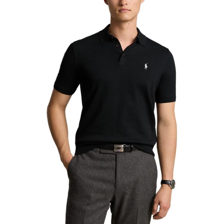Polo Ralph Lauren Standard Fit Logo Short Sleeve Polo Shirt Men’s Black. MNPOSWE1N820035 圖 4