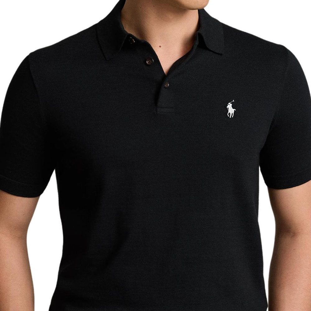 Polo Ralph Lauren Standard Fit Logo Short Sleeve Polo Shirt Men’s Black. MNPOSWE1N820035 圖 6