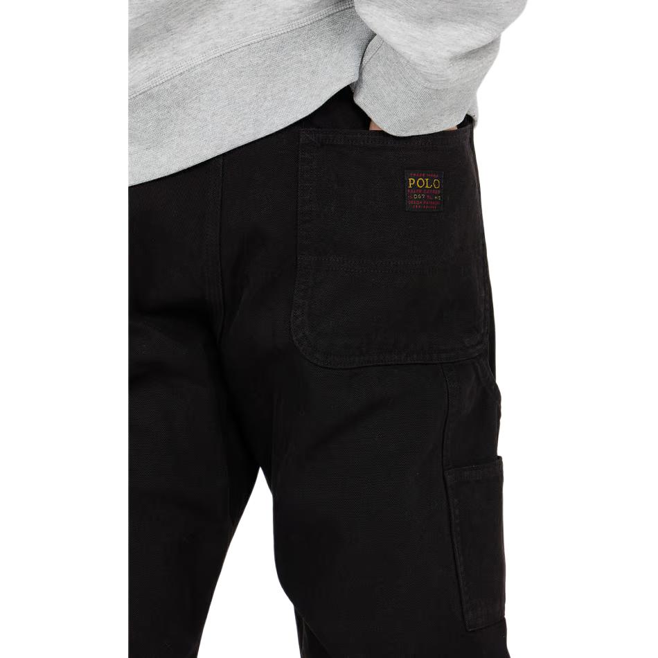 Details for 폴로 랄프 로렌 스트레이트 핏 버튼 로고 진 블랙. 710956617-001