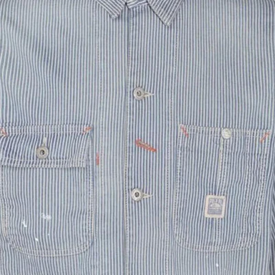 Polo Ralph Lauren 條紋長袖襯衫外套 藍色 710963232-001 Shop Polo Ralph Lauren 條紋長袖襯衫外套 藍色 710963232-001