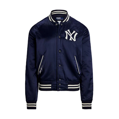 Polo Ralph Lauren Striped Logo Button-Up Jacket Unisex - Dark Blue. MNPOOTW16021633-410