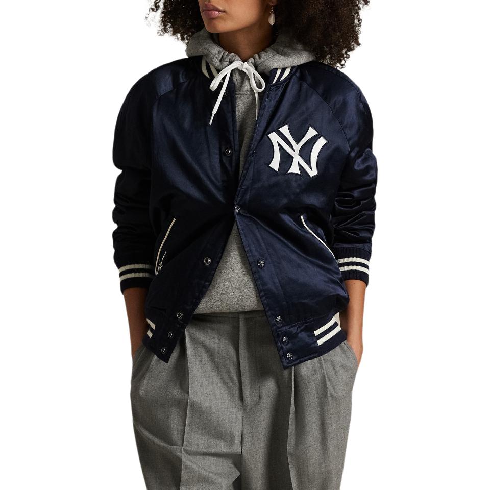 Polo Ralph Lauren Striped Logo Button-Up Jacket Unisex - Dark Blue. MNPOOTW16021633-410 圖 3