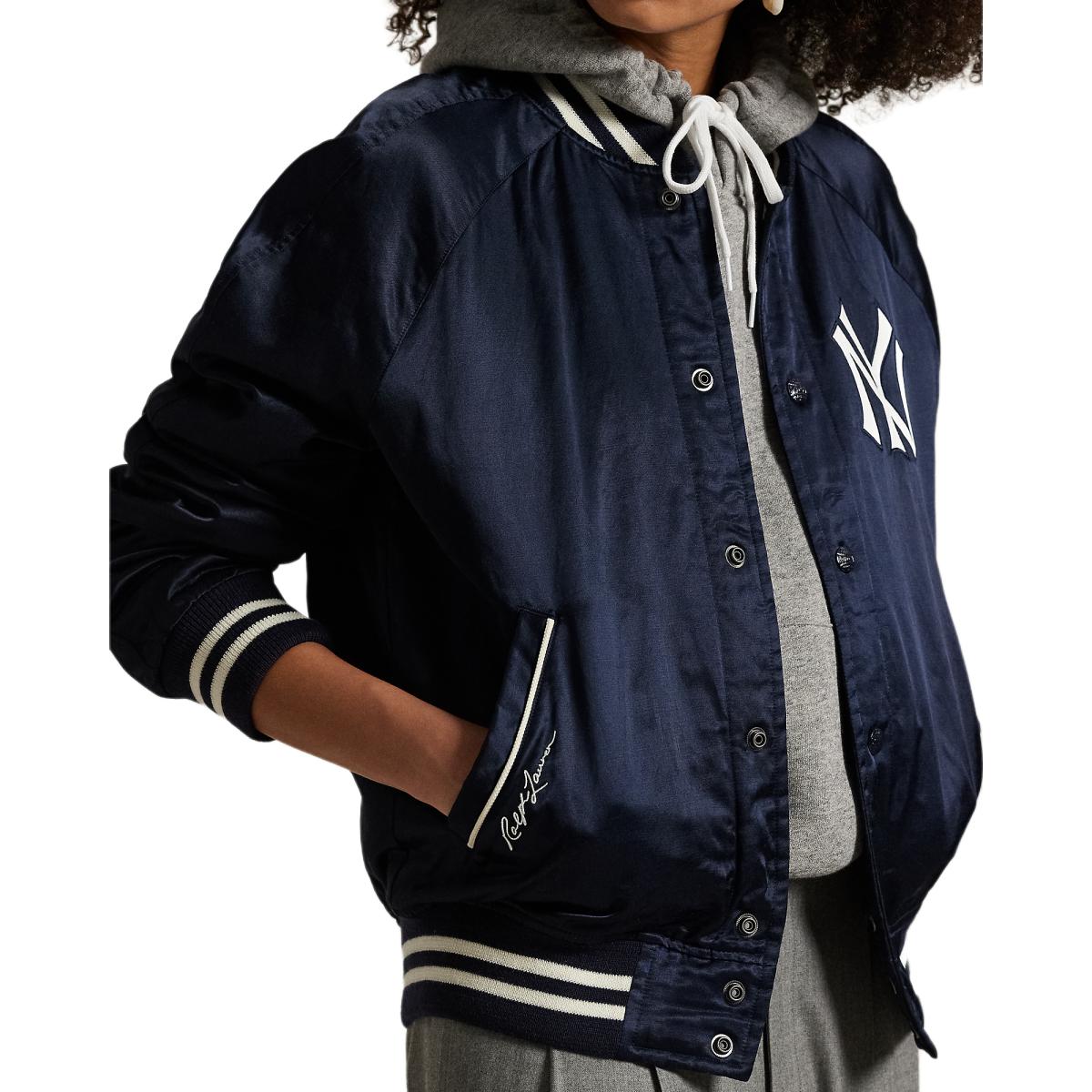 Polo Ralph Lauren Striped Logo Button-Up Jacket Unisex - Dark Blue. MNPOOTW16021633-410 圖 4