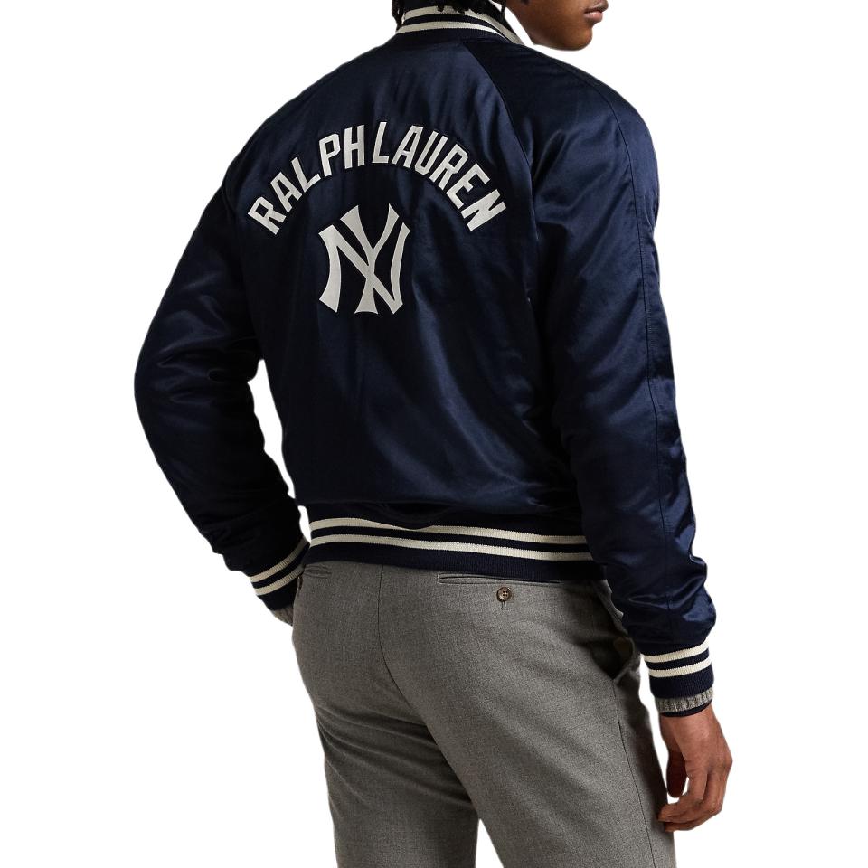 Polo Ralph Lauren Striped Logo Button-Up Jacket Unisex - Dark Blue. MNPOOTW16021633-410 圖 5