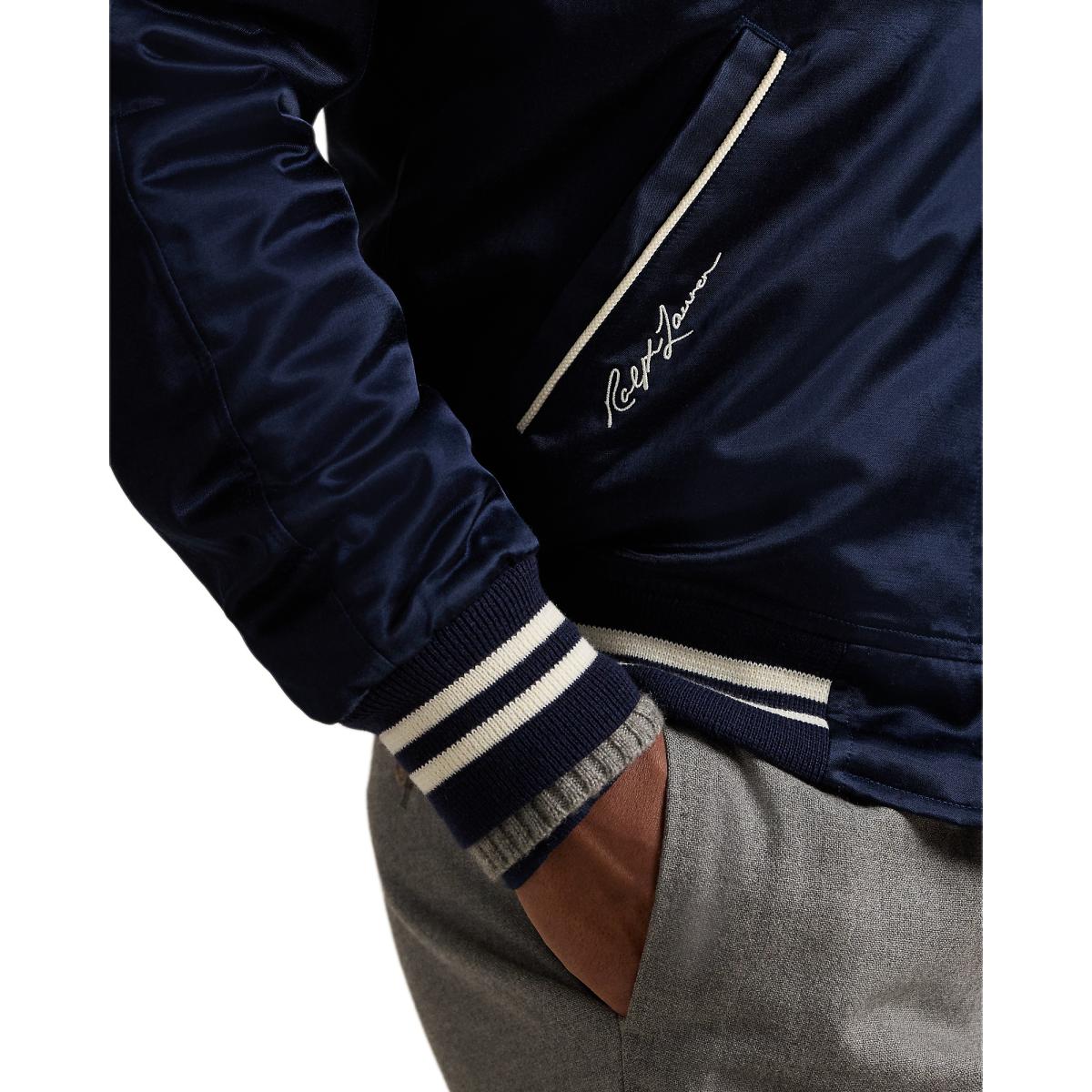 Polo Ralph Lauren Striped Logo Button-Up Jacket Unisex - Dark Blue. MNPOOTW16021633-410 圖 6