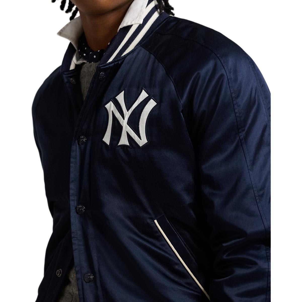 Polo Ralph Lauren Striped Logo Button-Up Jacket Unisex - Dark Blue. MNPOOTW16021633-410 圖 7