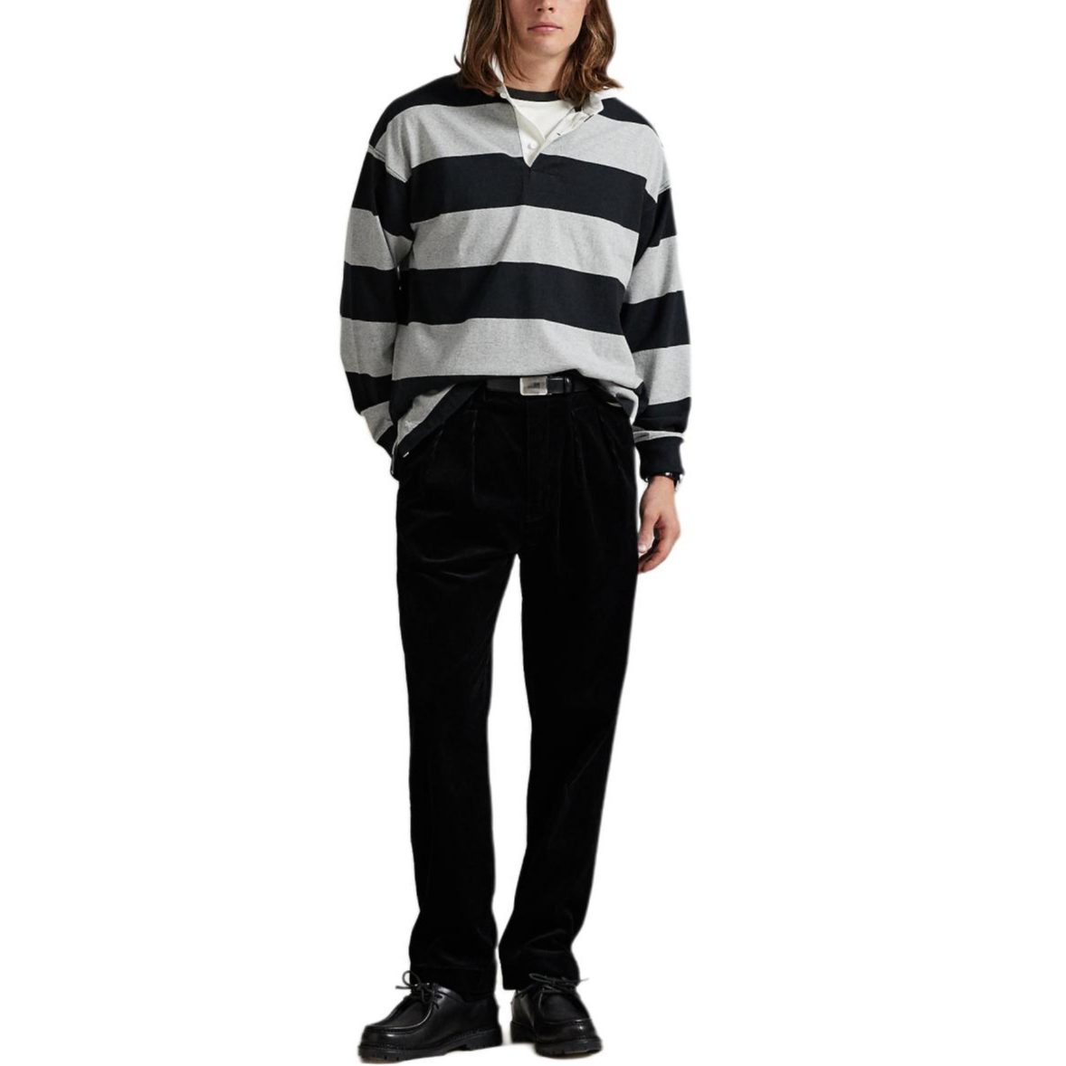 Polo Ralph Lauren Striped Ribbed Cuff Polo Shirt Mens. MNPOKNI16824511 圖 4