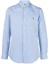 Buy Polo Ralph Lauren Striped Slim Fit Button-Down Long Sleeve Shirt Men Light Blue 710929344-001