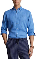 Polo Ralph Lauren Summer Blue Long Sleeve Shirt with Embroidered Logo for Men 710791449-031 Polo Ralph Lauren Summer Blue Long Sleeve Shirt with Embroidered Logo for Men 710791449-031
