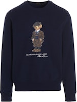 Polo Ralph Lauren Teddy Bear Logo Crewneck Sweatshirt Blue (). 710853308-014 Polo Ralph Lauren Teddy Bear Logo Crewneck Sweatshirt Blue (). 710853308-014