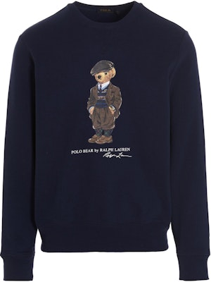 폴로 랄프 로렌 테디 베어 로고 크루넥 스웨트셔츠 블루. 710853308-014 Order 폴로 랄프 로렌 테디 베어 로고 크루넥 스웨트셔츠 블루. 710853308-014