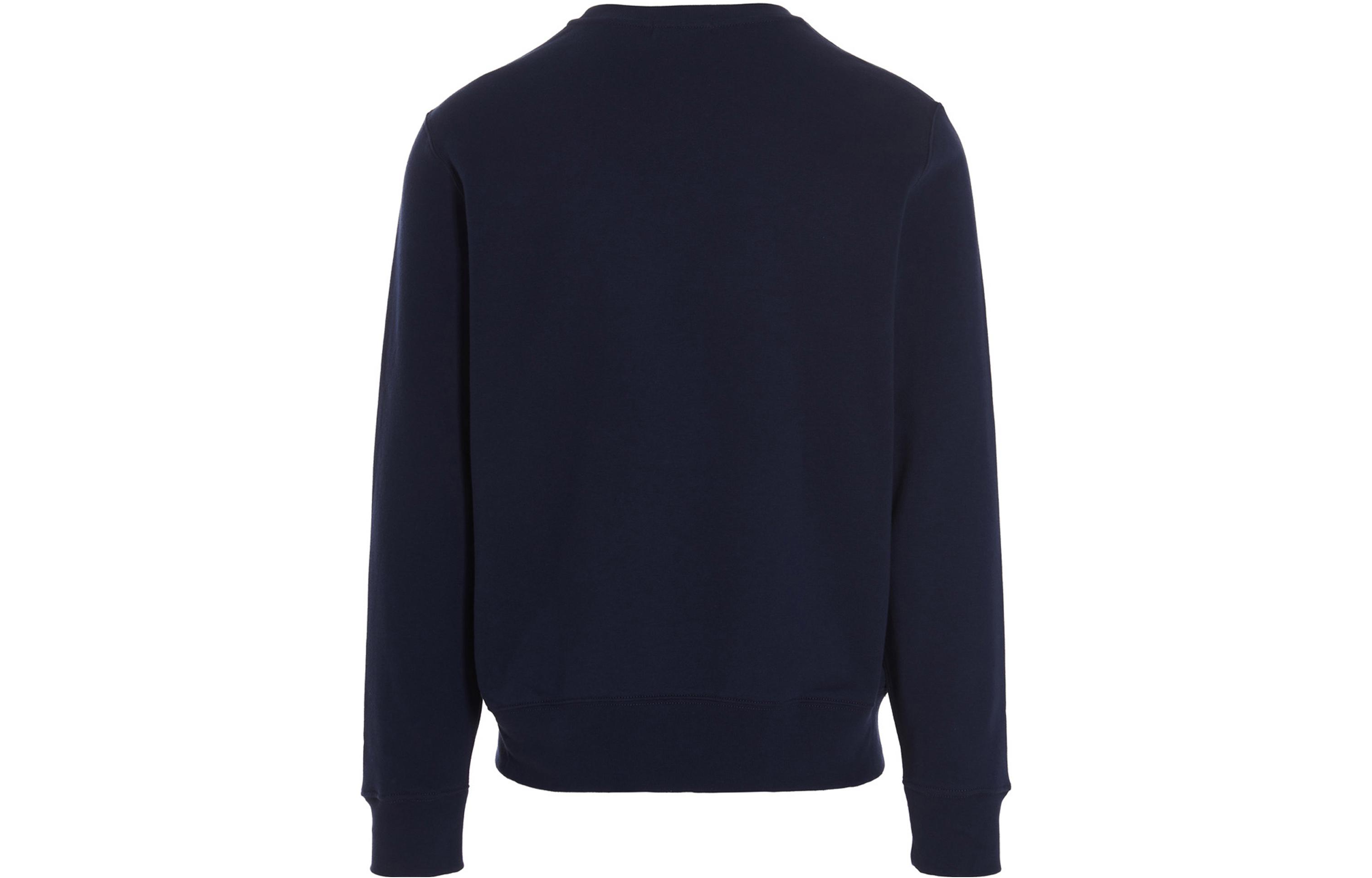 Lookbook 폴로 랄프 로렌 테디 베어 로고 크루넥 스웨트셔츠 블루. 710853308-014