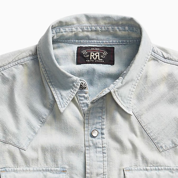 Polo Ralph Lauren Washed Casual Single-Breasted Shirt Blue (). MNRRWOV16820096-400 圖 4