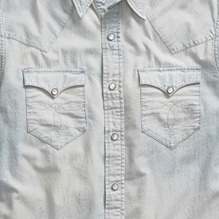 Polo Ralph Lauren Washed Casual Single-Breasted Shirt Blue (). MNRRWOV16820096-400 圖 6