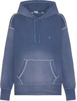 Polo Ralph Lauren Washed Vintage Pullover Hoodie Blue 710941857-003 Polo Ralph Lauren Washed Vintage Pullover Hoodie Blue 710941857-003