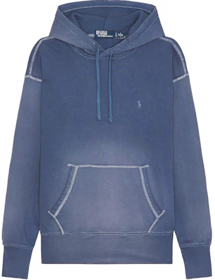 Polo Ralph Lauren 复古洗水蓝色连帽卫衣 710941857-003 Buy Polo Ralph Lauren 复古洗水蓝色连帽卫衣 710941857-003