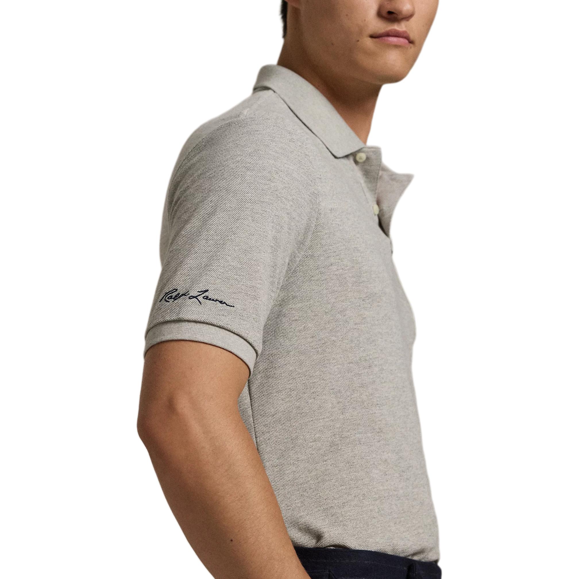 Polo Ralph Lauren MLB Yankees Logo Print Straight-Fit Polo Shirt Grey Men. MNPOKNI1N823071 圖 6