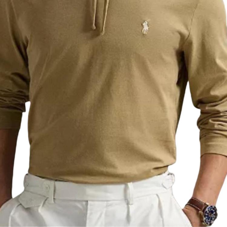 Purchase Polo Ralph Lauren黄色印花抽绳连帽卫衣毛衣 710847203-081