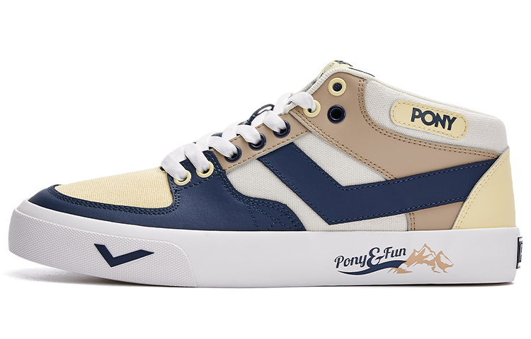 PONY Atop 'Navy Low-Top'