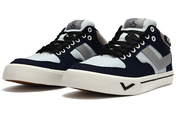 Lookbook PONY Atop 透氣 低幫 板鞋 男款 青藍