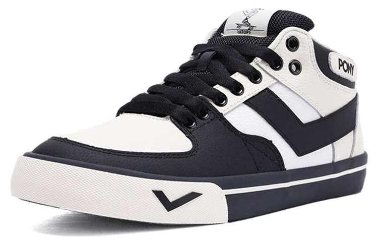 PONY Atop Skateboarding 'White Black' 圖 2