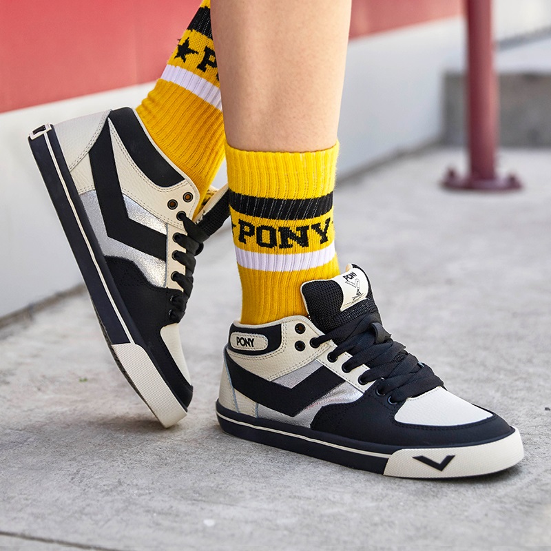 PONY Atop Skateboarding 'White Black' 圖 6