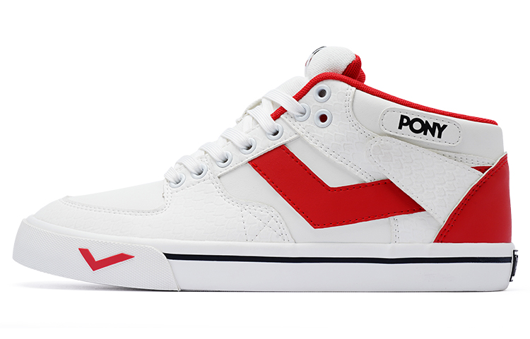 Buy PONY Atop Rendah 'Sisik Naga Putih Merah' 234U1AT12RD