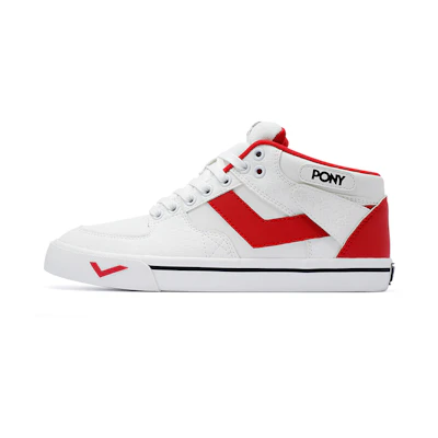 PONY Atop Low 'Dragon Scale White Red'