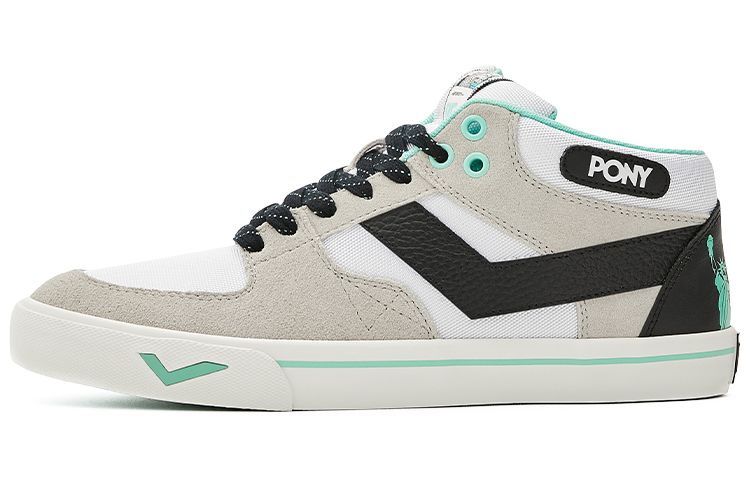 PONY Atop Low 'Statue of Liberty Grey Mint Green'
