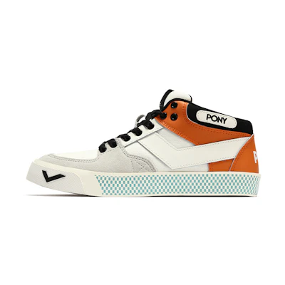 PONY Atop Low 'White Grey Orange'