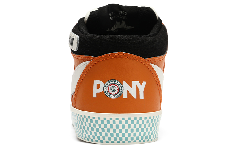 PONY Atop Low 'White Grey Orange' 圖 5