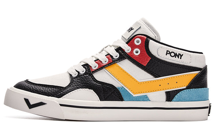 PONY Atop Mid-Top 'Black White Colorblock' 23M1AT10BK
