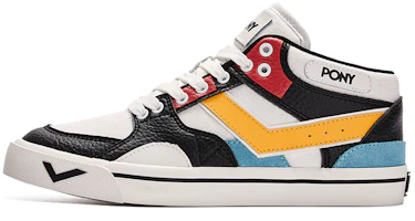 PONY Atop Mid-Top 'Black White Colorblock' 23M1AT10BK PONY Atop Mid-Top 'Black White Colorblock' 23M1AT10BK