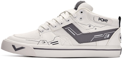 PONY Atop Mid 'Arcade 3.0 White Grey' 23U1AT22SW PONY Atop Mid 'Arcade 3.0 White Grey' 23U1AT22SW