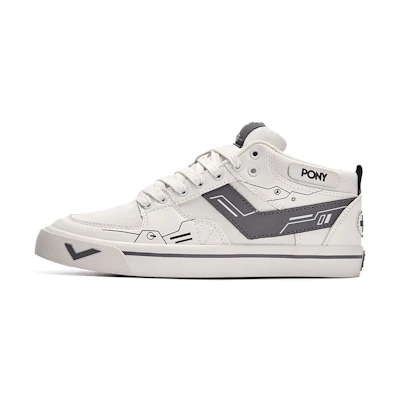 PONY Atop Mid 'Arcade 3.0 White Grey'