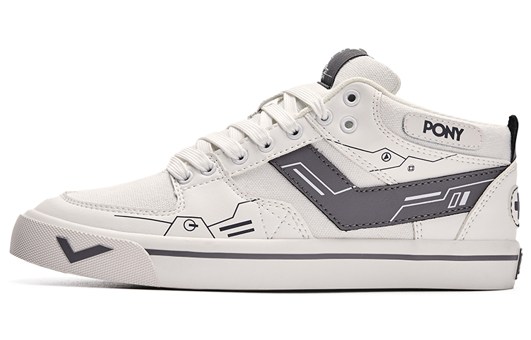PONY Atop Mid 'Arcade 3.0 White Grey' 23U1AT22SW