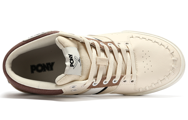 Shop PONY Atop Mid ''Beige'' Sneakers 21M1AT02BR
