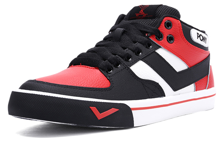 PONY Atop Mid 'Black Red' 圖 2