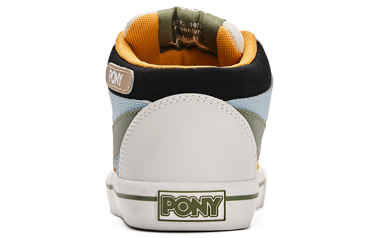 Shop PONY Atop Mid ''Bleu Jaune'' 24U1AT14YW