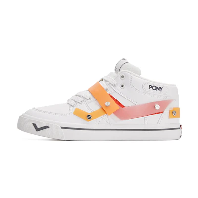 PONY Atop Mid 'Deconstructed Patch White'