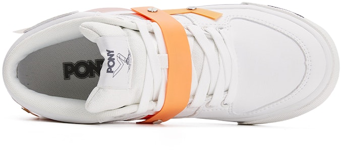 PONY Atop 可拆卸解構貼片耐磨舒適 中筒滑板鞋 男女同款 白 Lookbook PONY Atop 可拆卸解構貼片耐磨舒適 中筒滑板鞋 男女同款 白