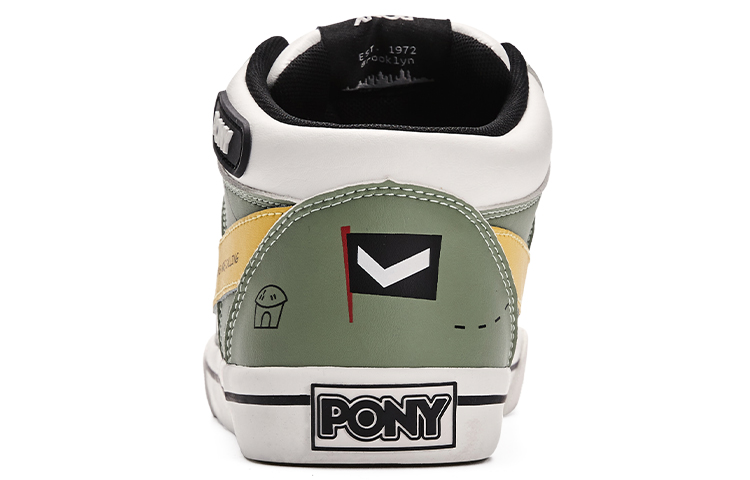 Shop PONY Atop Mid ''Groen'' 24M1AT16GN