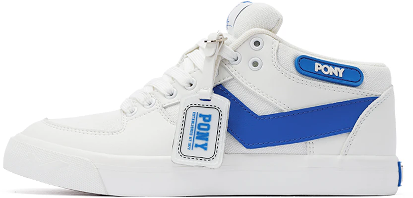 PONY Atop 休閒百搭 學院風 中幫 板鞋 男女同款 寶藍色 Buy PONY Atop 休閒百搭 學院風 中幫 板鞋 男女同款 寶藍色