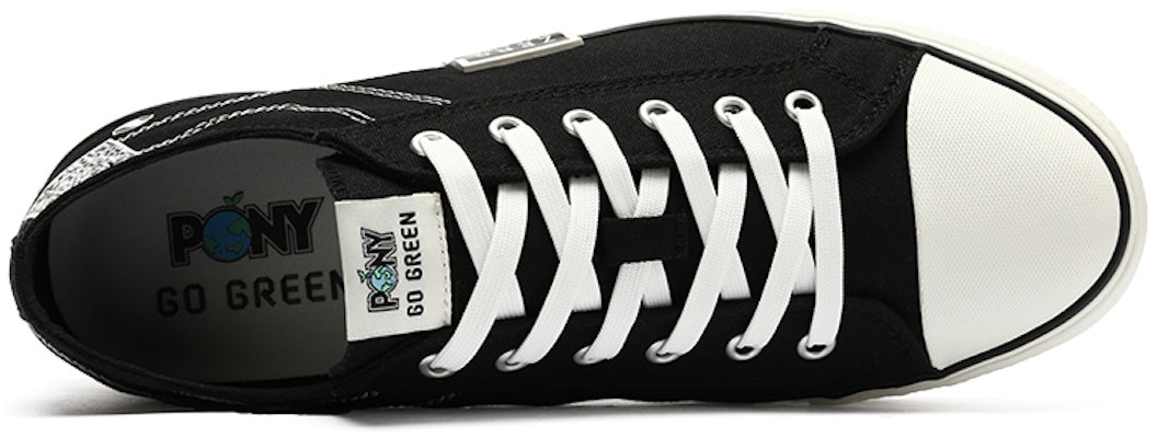 PONY Canvas 'Eco-Trend Black' 12U1SH34BK Shop PONY Canvas 'Eco-Trend Black' 12U1SH34BK