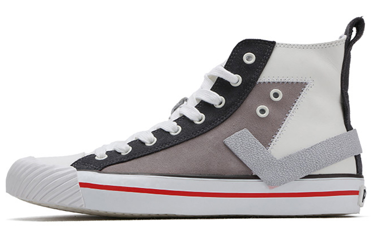 PONY Canvas High-Top 'White Brown' 91M1SH06RW