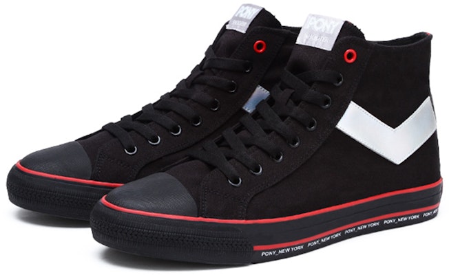 PONY Canvas High-Top 'Black' 91M1SH09BK Lookbook PONY Canvas High-Top 'Black' 91M1SH09BK